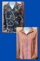 Elegante Bluse mit Kettenmuster – Schwarz/Rosa Schleswig-Holstein - Neumünster Vorschau