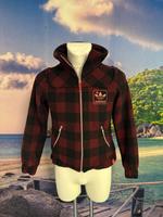ADIDAS Women's Burgundy/Black Buffalo Plaid Jacke Vintage Rar Bochum - Bochum-Süd Vorschau