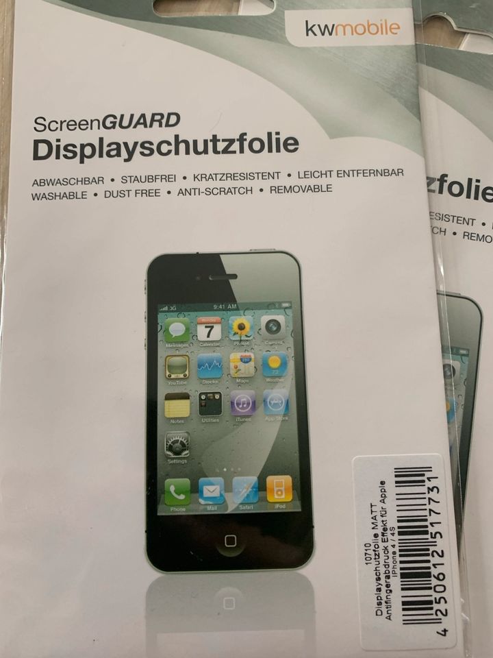 Displayschutzfolie Apple iPhone 4/4 S in Kümmersbruck