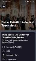 Eintrittskarte schloss Versailles am 12. Mai Bayern - Aschaffenburg Vorschau