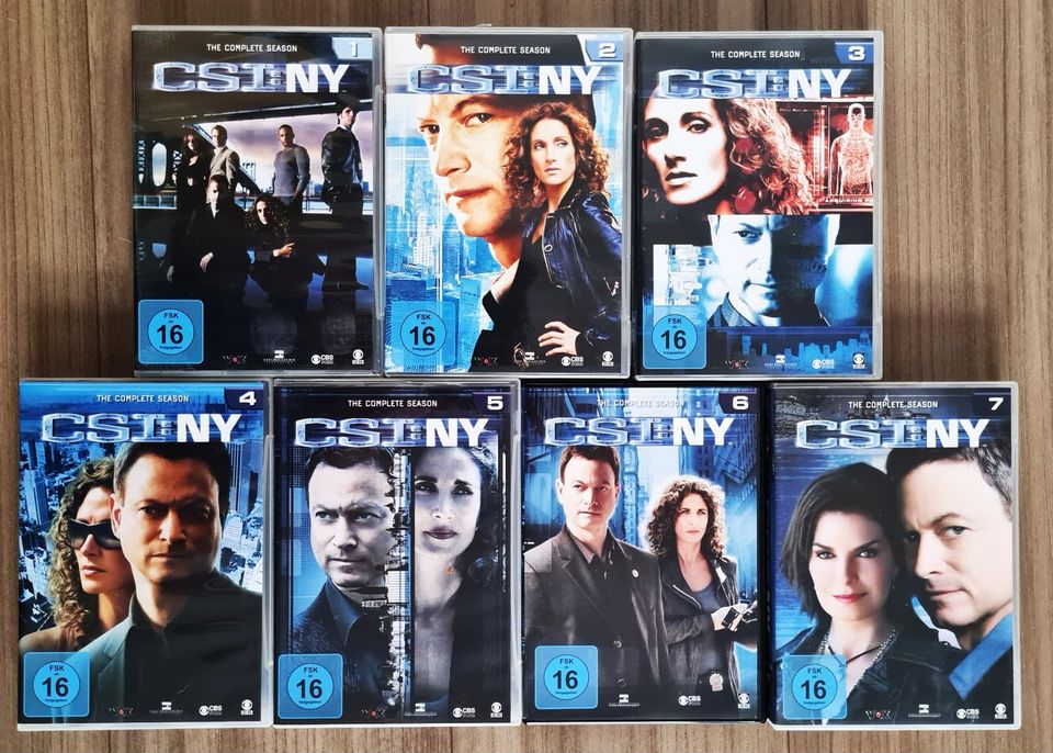 CSI NY New York Serie / Staffel 1-7 / 1+2+3+4+5+6+7 / DVD / top in Altena