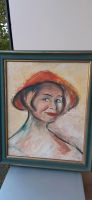 Eugen Stengel Gemälde Öl Porträt einer Dame mit Hut. Pfalz. S Rheinland-Pfalz - Ludwigshafen Vorschau