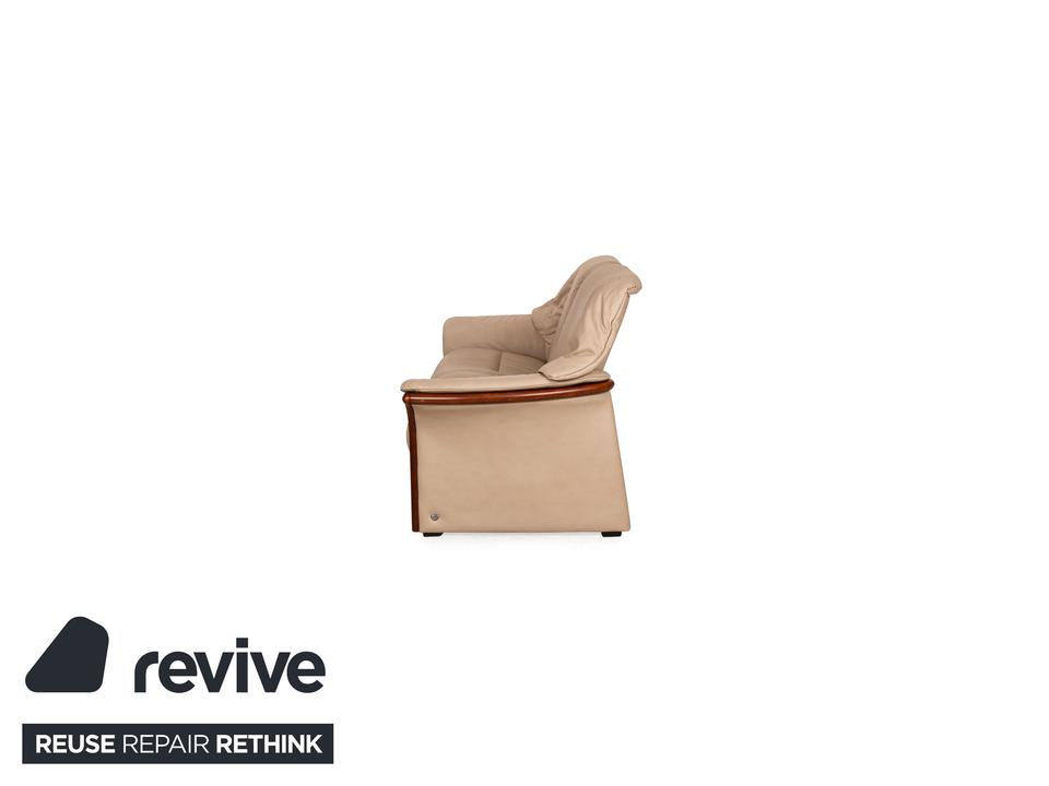 Stressless Eldorado Leder Sofa Garnitur Beige Creme 3x Sessel in Köln
