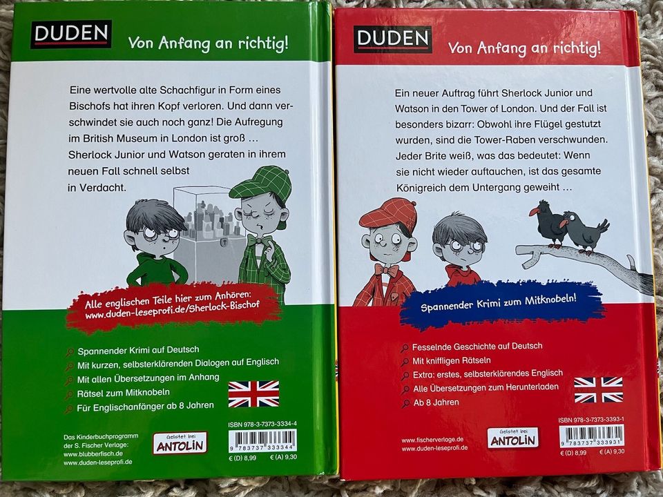 2x Sherlock Junior Bücher in Mauschbach