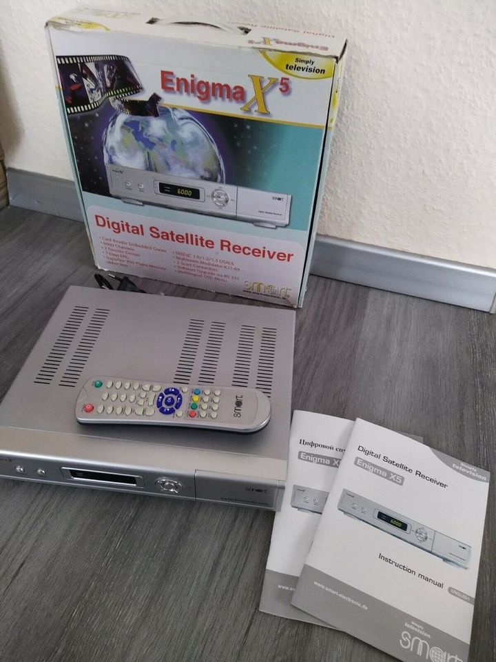 Smart Enigma X5- 1xConax Kartenleser Digital Sat Receiver Satelit in Crailsheim
