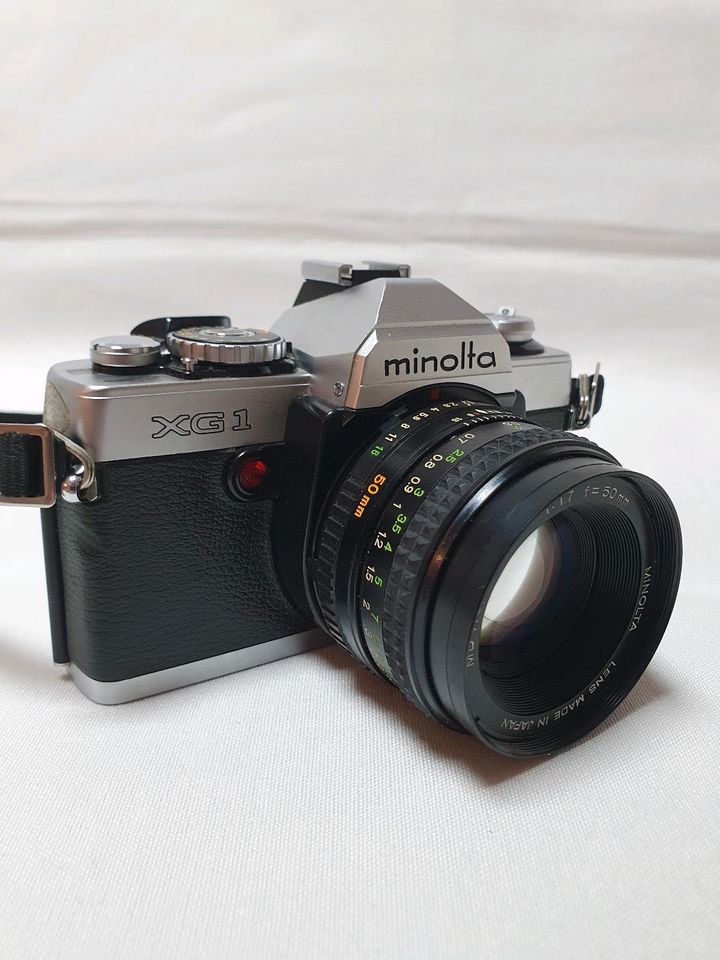 Minolta XG 1 Spiegelreflexkamera 35mm 1978 in Freilassing