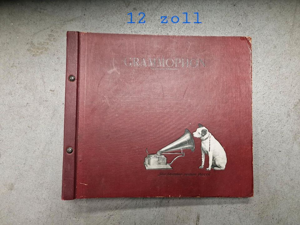Schellackplatten Album, Grammophon, Gramophone, His Masters Voice in Gütersloh