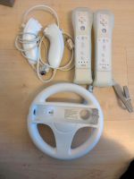 Wii Controller mit Motion Plus Adaptern, Nunchucks und Lenkrad Hannover - Mitte Vorschau