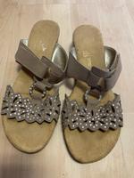 Rieker Sandalen Damen Taupe Größe 36 Bayern - Eschenbach Vorschau
