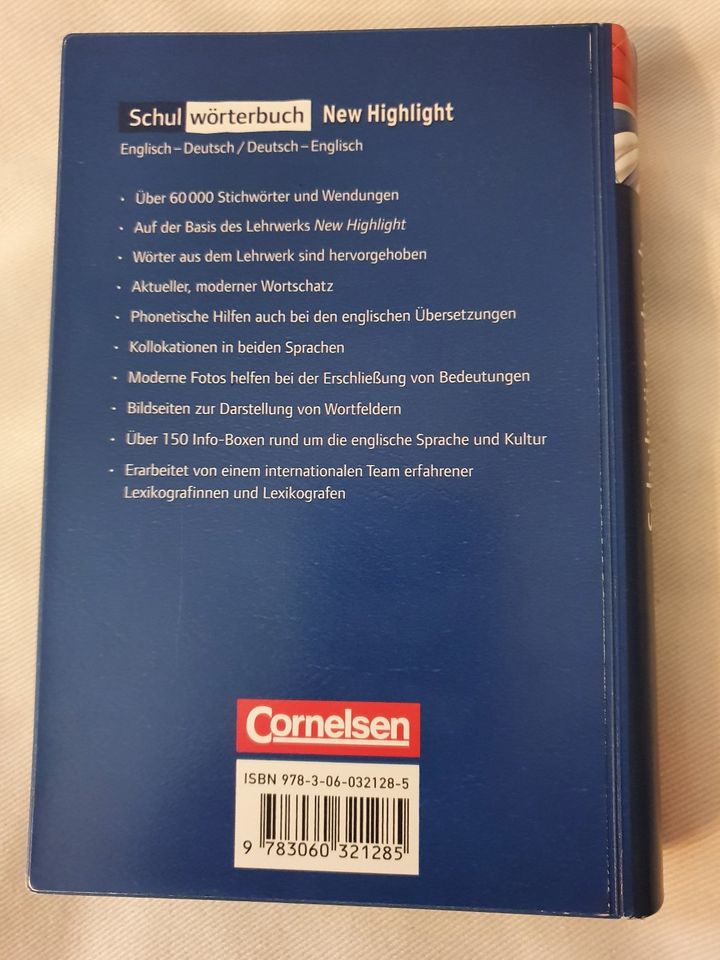 Schulwörterbuch New Highlight Englisch - Deutsch; D - E in Langenzenn