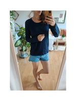 Cecil Longsleeve L Marine Blau dunkelblau Baumwolle Hessen - Gießen Vorschau