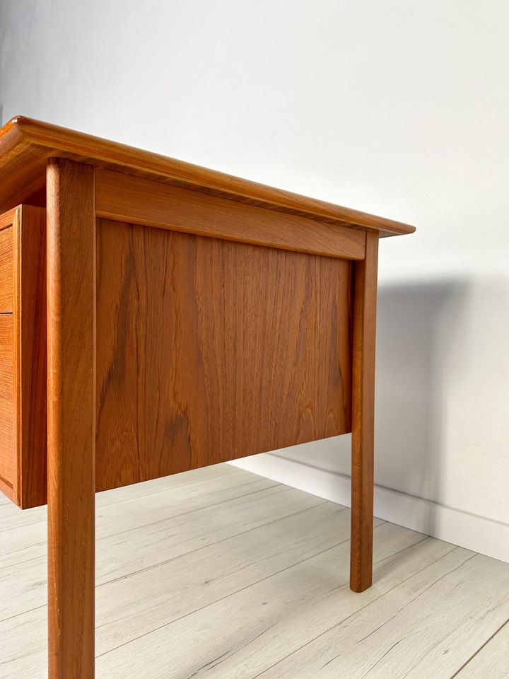 60er 70er Willy Sigh Teak Teakholz Schreibtisch Retro Danish in Wesseling