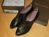 NEU Gr. 38 Tamaris Echtleder Halbschuhe Schwarz 79,95 € Bayern - Erding Vorschau