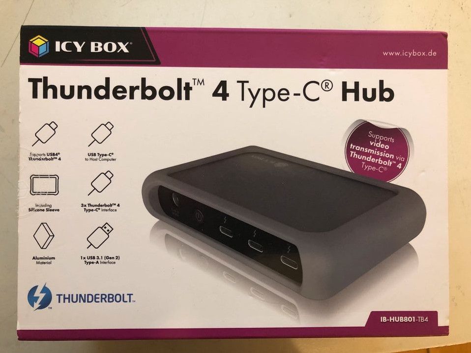 IcyBox Thunderbolt4 Type-C Hub 4x in Berlin