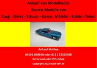 Ankauf von Modellautos- DieCast - DINKY-CORGI-TEKNO-GAMA usw. Mecklenburg-Vorpommern - Wismar Vorschau