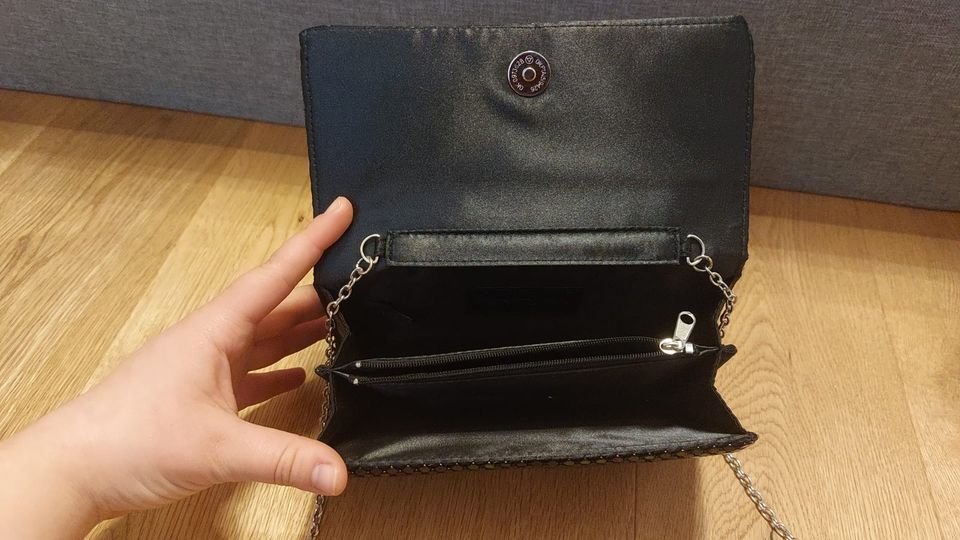 Clutch Schwarz Pailletten in Syke