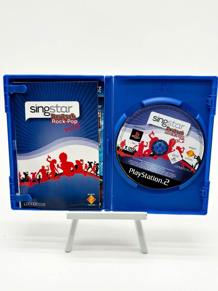 Playstation 2 PS2 Spiel SingStar Deutsch Rock-Pop Vol. 2 in Filderstadt