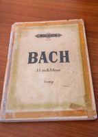 Partitur - Bach h-Moll Messe - Edition Peters Schleswig-Holstein - Lübeck Vorschau