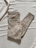 Skinny High Waisted Jeans beige Größe 38 Bershka Rheinland-Pfalz - Montabaur Vorschau