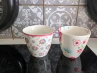 2x Greengate Latte Cup floral rot rosa Bochum - Bochum-Süd Vorschau