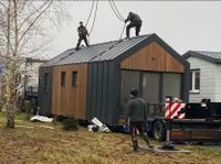 MODULHAUS Tiny House 10,00x3,60x3,80m (36m²) bezugsfertig mit Baugenehmigung, 1. Wohnsitz geeignet Kreis Pinneberg - Tornesch Vorschau