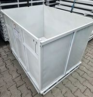 Metallboxen für Seecontainer, klappbar, weiß, 146x113x113cm, gebr Baden-Württemberg - Salem Vorschau