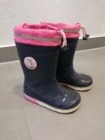 Ungefütterte Gummistiefel dunkelblau pink Gr. 24 / 25 Einhorn Hessen - Ranstadt Vorschau