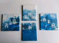Acrylbild Keilrahmen Karibik Blau Grau Häuschen Urlaub Nordrhein-Westfalen - Porta Westfalica Vorschau