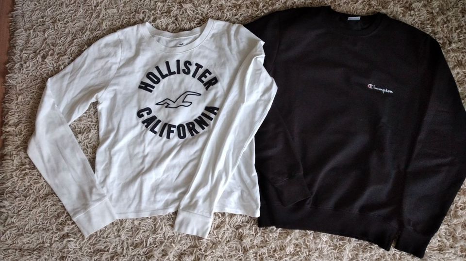 Shirt Paket - Hollister & Champion in Gr. M in Erkrath