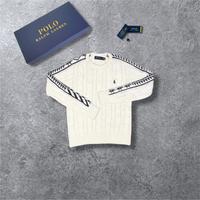 Ralph Lauren Pullover S weiß Zopfmuster Feinstrick Östliche Vorstadt - Steintor  Vorschau