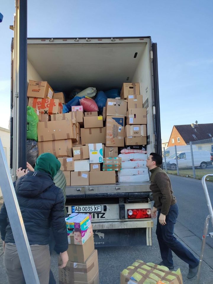 Spende Ukraine Sammlung Humanitäre Hilfe in Villenbach