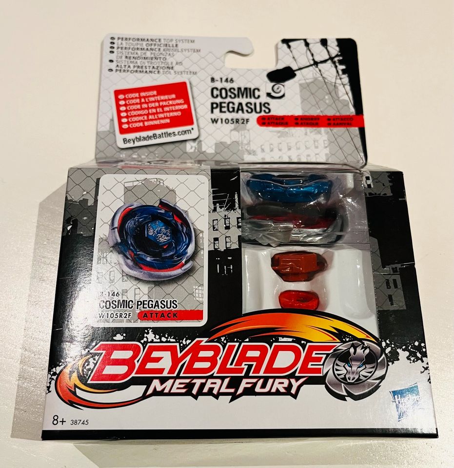 Beyblade Metal Fury Cosmic Pegasus B-146 Neu OVP Hasbro in Hamminkeln