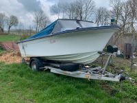 Boot Motorboot Wilk Galaxy Trailer Mercury 15 PS Motor Mecklenburg-Vorpommern - Usedom Vorschau