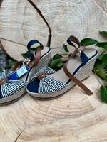 Tom Tailor Keilabsatz Sandale High Heel Gr.41 Thüringen - Ohrdruf Vorschau