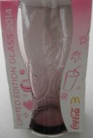 Coca Cola Glas rosa Limited Edition  2014 orig. verpackt Frankfurt am Main - Niederursel Vorschau