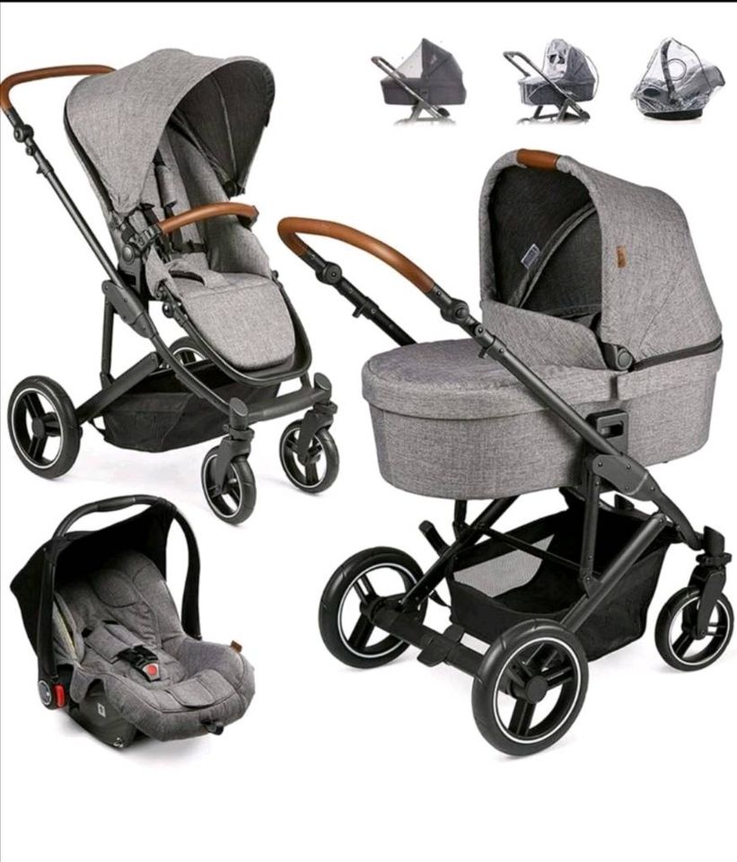 ABC Design Kinderwagen Set 3in1 Catania 4 - Circle Edition Grau in Hirschberg a.d. Bergstr.