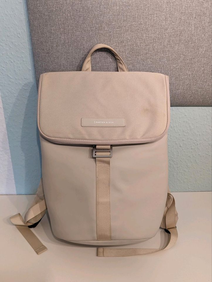 Rucksack Kapten & Son, Beige/Creme, Tasche in Markkleeberg