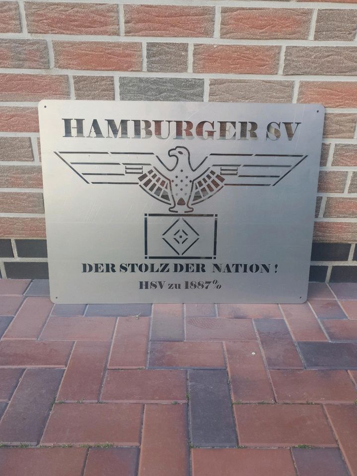 Hamburger SV Schild zu verkaufen in Delmenhorst