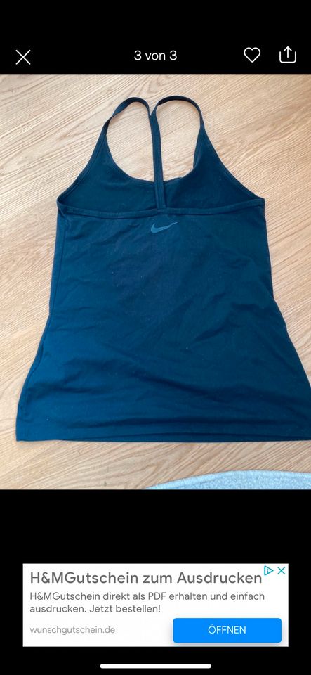 Nike Top Gr. S schwarz in Hainburg