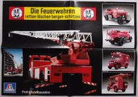 neuwertiges Italeri Poster mit Feuerwehrfahrzeuge DIN A2 Hessen - Schöffengrund Vorschau
