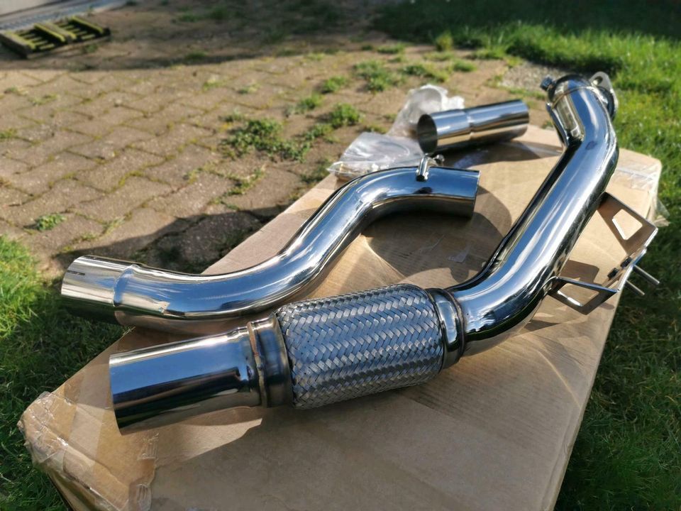 Ford Mustang Ecoboost 2,3 Downpipe Katersatzrohr Sportauspuff NEU in Düren