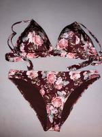 H&M Bikini Bordeaux Flowers Gr. 80C / 40 / TOP!! Berlin - Wilmersdorf Vorschau
