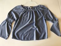 Bluse Shirt H&M Jeans blau 146 152 100% Viskose Hessen - Sulzbach Vorschau