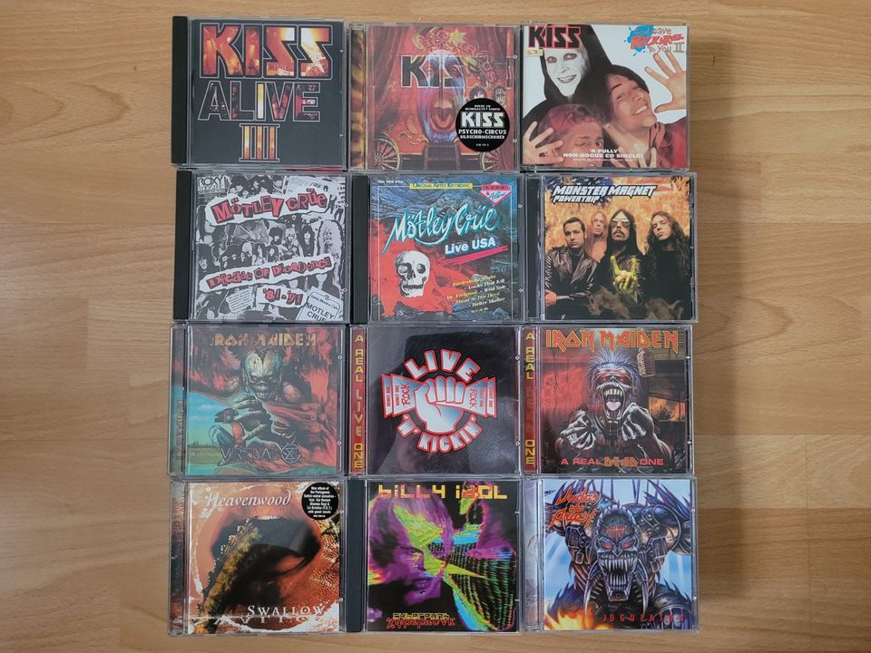 Hard Rock, Heavy Metal, Punk, Alternativ, Trash CD Mix Sammlung in Lauf a.d. Pegnitz