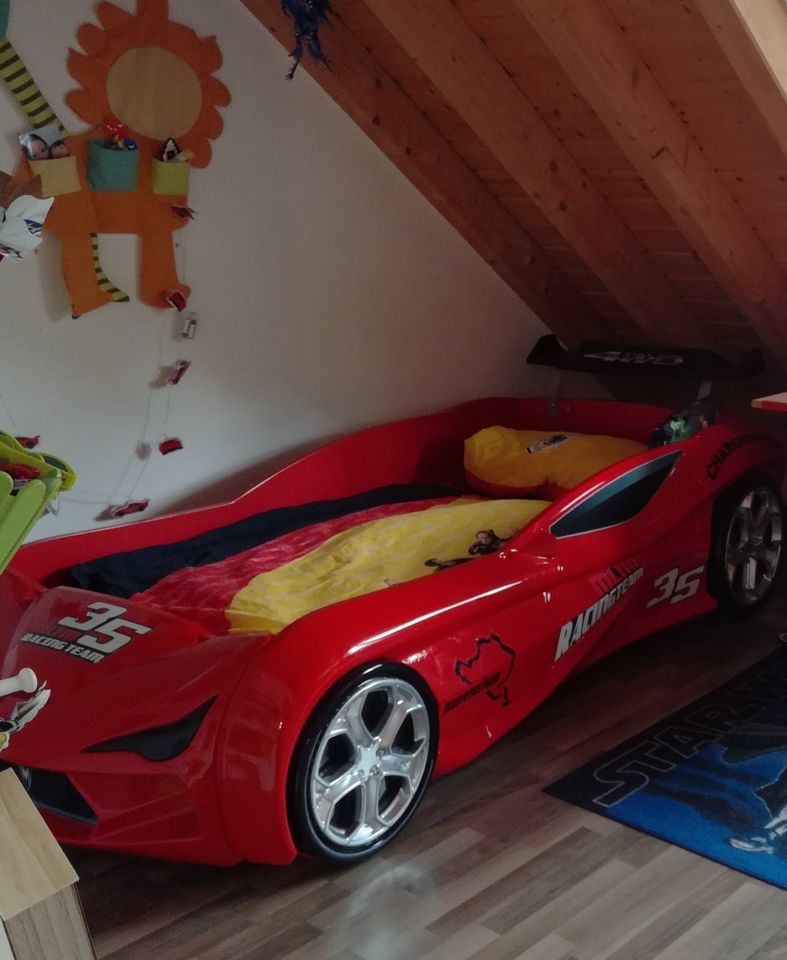 Autobett Kinderbett Moretti AVANTGARDE rot 90x200 in Alzenau
