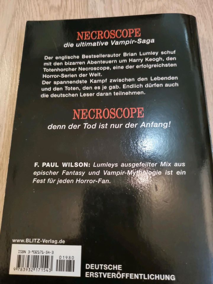 Necroscope Band 1-3 Taschenbücher Vampir Saga Brian Lumley in Spay