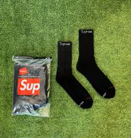 Supreme Hanes Crew socks 'Black' Neu Bayern - Harsdorf Vorschau