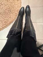 HUNTER WARDOUR Kniehöhe Stiefel Leder  39 Düsseldorf - Oberkassel Vorschau