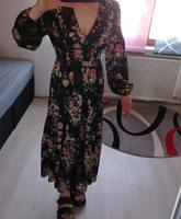 Maxikleid schwarz mit Blumen ❤️ Zara ❤️ XS Bayern - Adelsdorf Vorschau