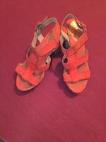 Sommersandalen, Tamaris, Gr. 39, rot, Nubukleder Bremen-Mitte - Bahnhofsvorstadt  Vorschau